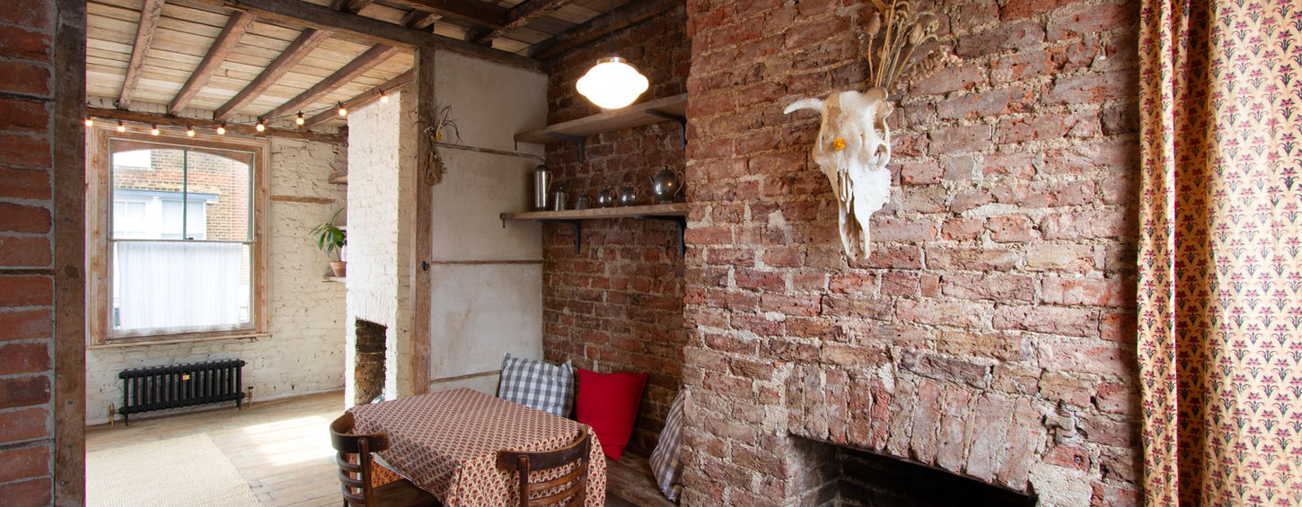 Urban London flat interior photograph