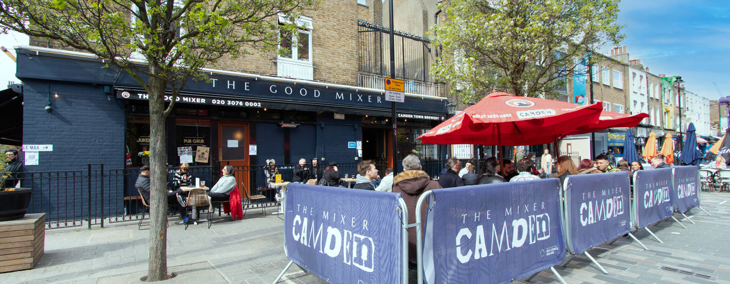 External pub photography at Good Mixer in Camden, North London
