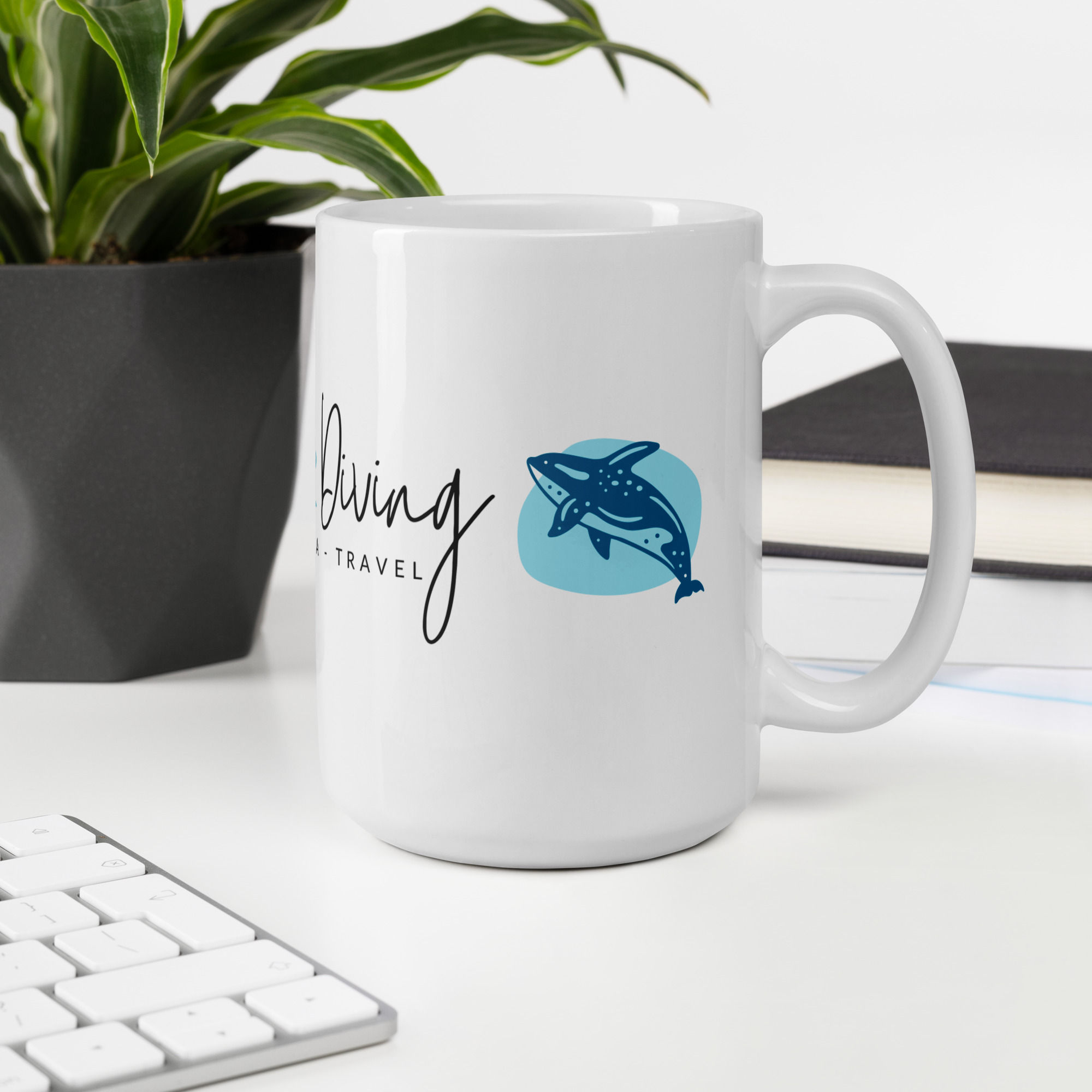 Zephyr Diving Zen Mug (White)