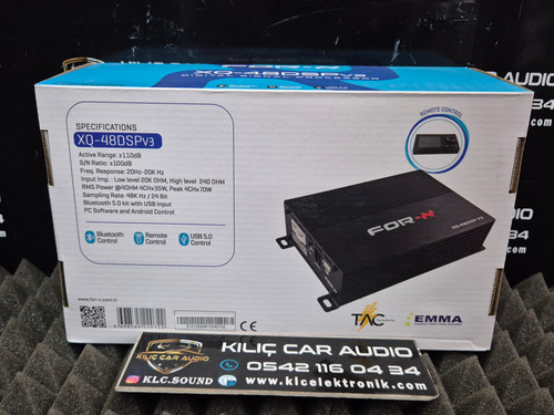 FOR X XQ-48DSP-V3 8 KANAL SES İŞLEMCİSİ | KILIÇ CAR AUDİO