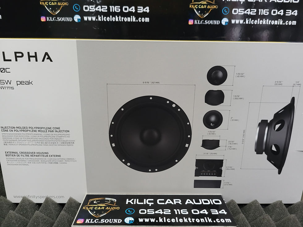 Küçük resim: İNFİNİTY PR-5010CS 13 CM KOMPONENT TAKIMI NET TEMİZ SES NAKİT FİYAT