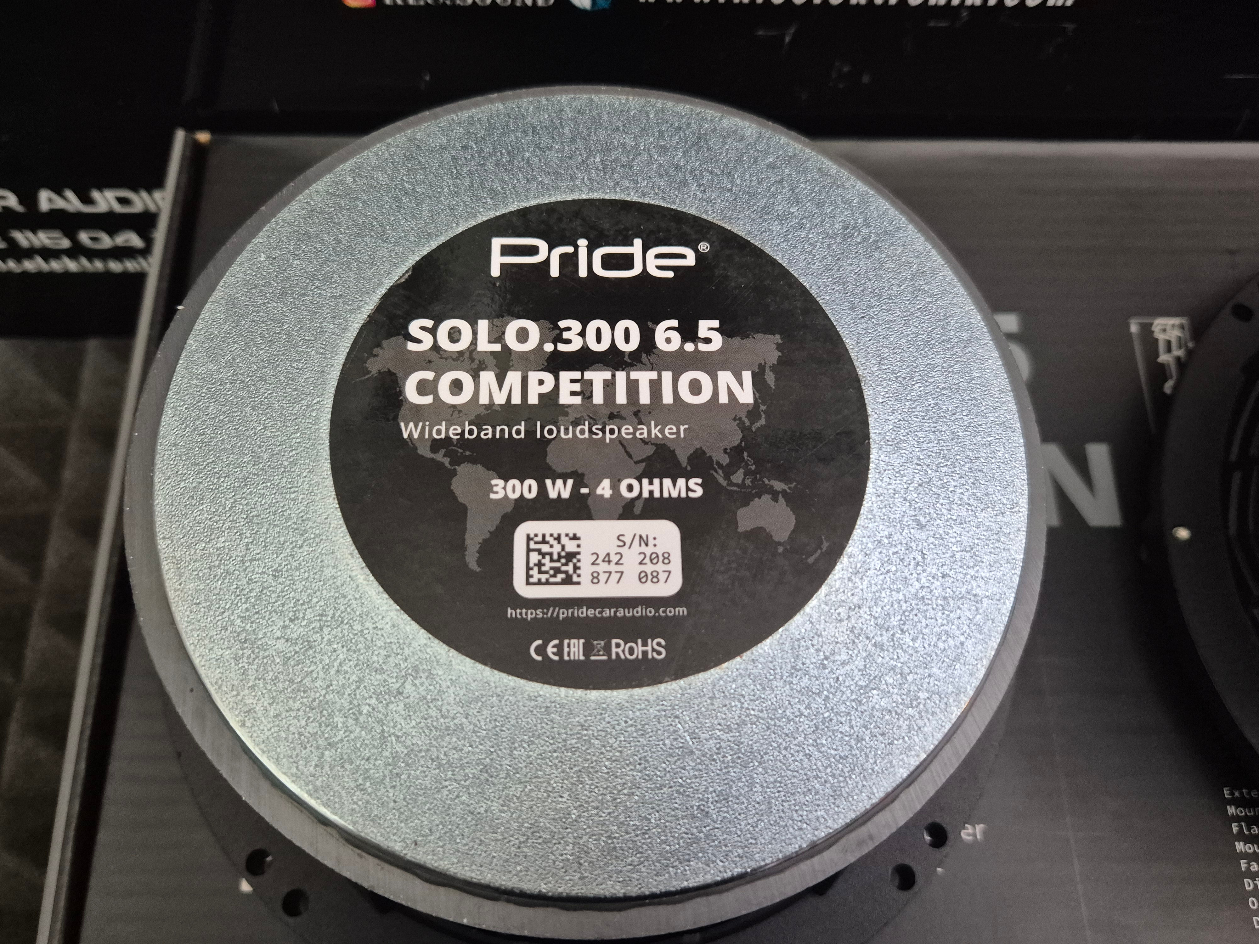 PRİDE SOLO.300 6.5 COMPETİTİON 16 CM 300 RMS MİDRANGENİN ZİRVESİ