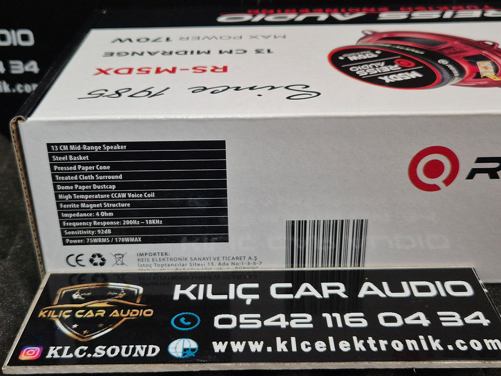 Küçük resim: REİS AUDİO RS-M5DX 13 CM MİDRANGE NAKİT FİYAT