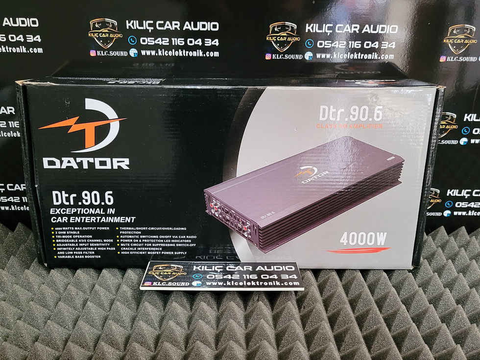 Küçük resim: DATOR DTR 90.6 6 KANAL AMFİ NAKİT FİYAT
