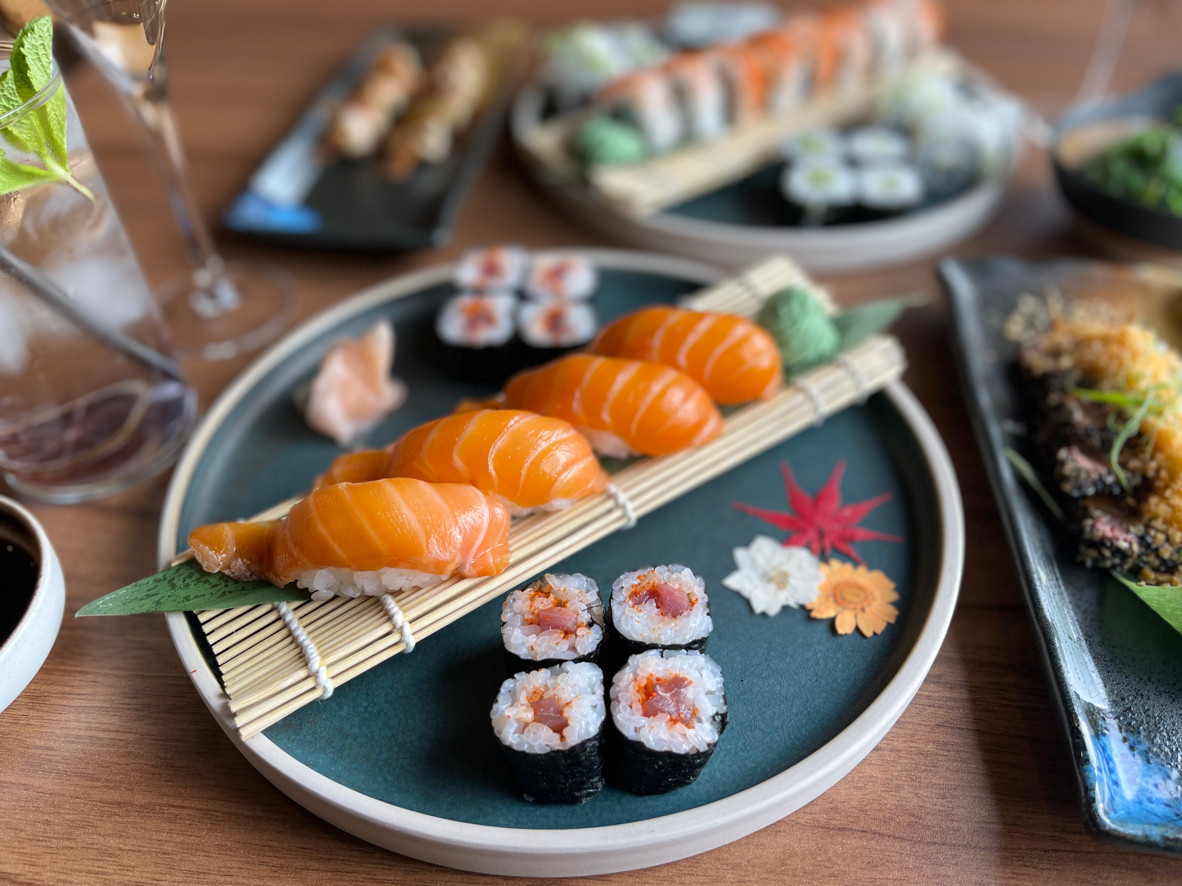 Arranged Food and Objects