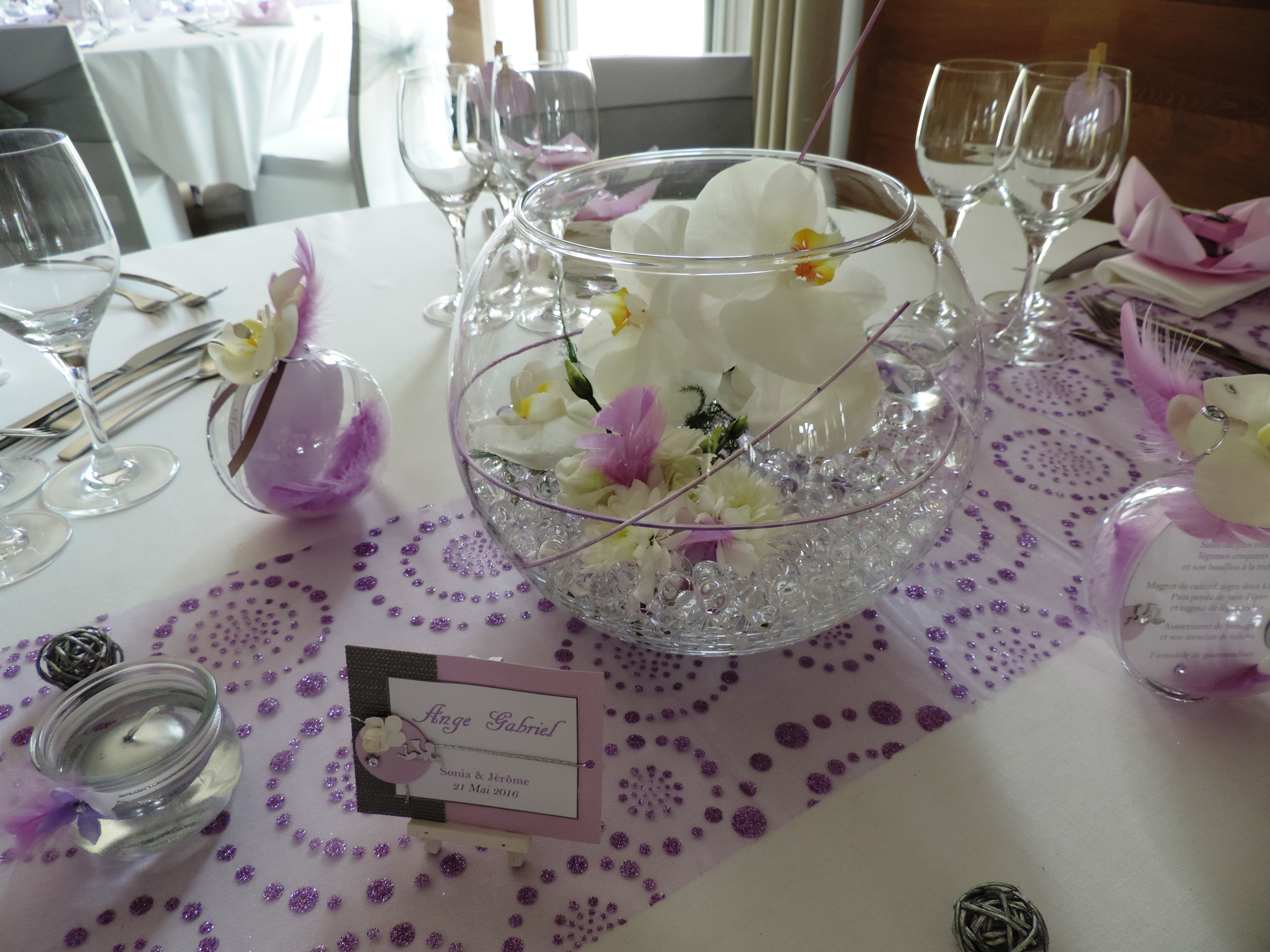 Ange et Orchidée