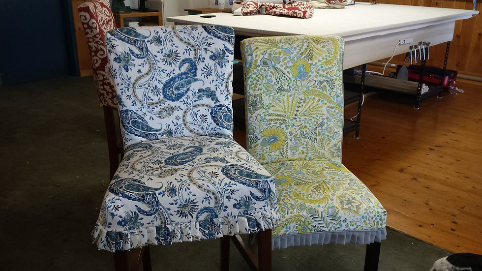 Beginner Slipcovers: Parsons Chair with Jonathan & Mimi
