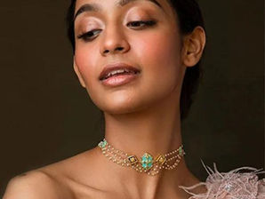 Gold Plated Silver Choker Necklace By Shaya | South Indian Jewels