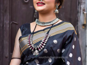 Top 10 German Silver Necklace Designs To Look Chic | South Indian Jewels