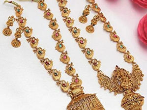 Traditional Long Necklace Combo Set | South Indian Jewels
