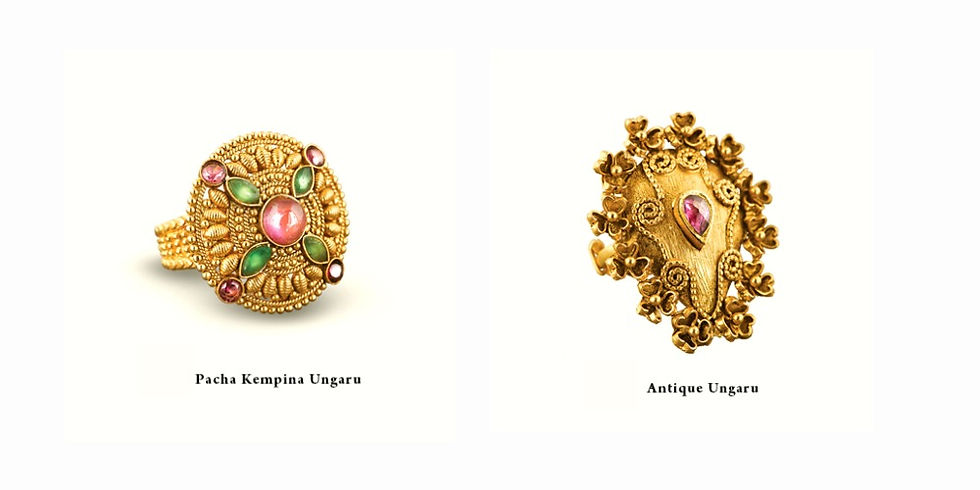 Ungila, ungaru , traditional ring, traditonal jewellery of karnataka, traditional jewellry of kannadiga bride, south Indian jewellery, south Indian jewellery designs, south Indian jewels