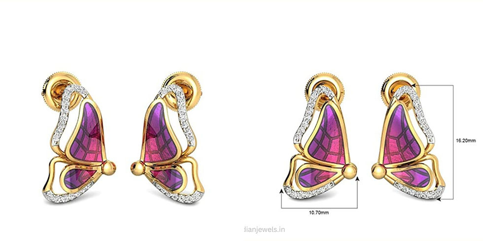 gold hoop earrings. 22k gold earrings, 18k gold earrings, diamond and gold earrings, gold jhumkas, gold long jhumkas, south indian jewels.