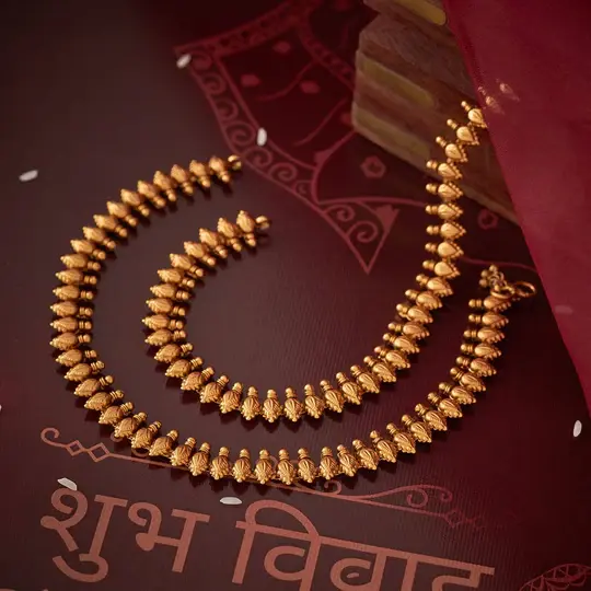 Padasara, anklet, traditonal jewellery of karnataka, traditional jewellry of kannadiga bride, south Indian jewellery, south Indian jewellery designs, south Indian jewels