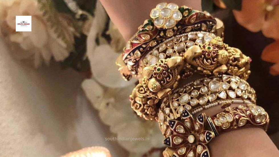 Indian wedding bangles set, Wedding bangles, bridal bangles, designer bangles, south Indian bangles, South Indian Jewels