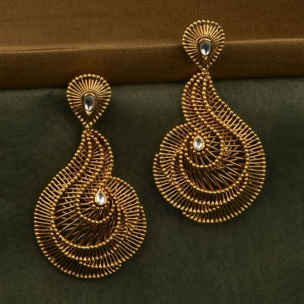 latest gold earrings, 22k gold earrings, lightweight gold earrings, daily wear gold earrings, modern gold earrings, gold jhumkas, south indian jewels