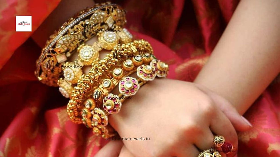 Indian wedding bangles set, Wedding bangles, bridal bangles, designer bangles, south Indian bangles, South Indian Jewels