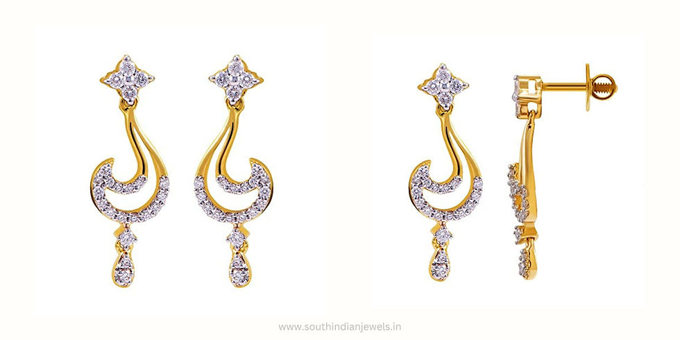 gold hoop earrings. 22k gold earrings, 18k gold earrings, diamond and gold earrings, gold jhumkas, gold long jhumkas, south indian jewels.