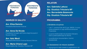 Webinar “La difesa del contribuente tra onere della prova e tutela cautelare”