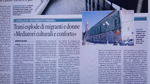 Gazzetta del Mezzogiorno - Trani esplode di migranti e donne. Servono mediatori culturali e conforto.