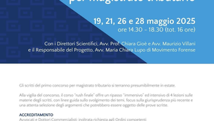 Corso di formazione online "Prove scritte concorso per magistrato tributario"