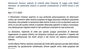 Criticità della Proposta di Legge sulle Madri Detenute