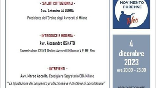 EVENTO "LE CONTROVERSIE DEGLI AVVOCATI TRA LEGGE PROFESSIONALE E DEONTOLOGIA"