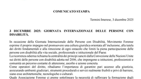 3 dicembre 2025: Giornata Internazionale delle persone con disabilità