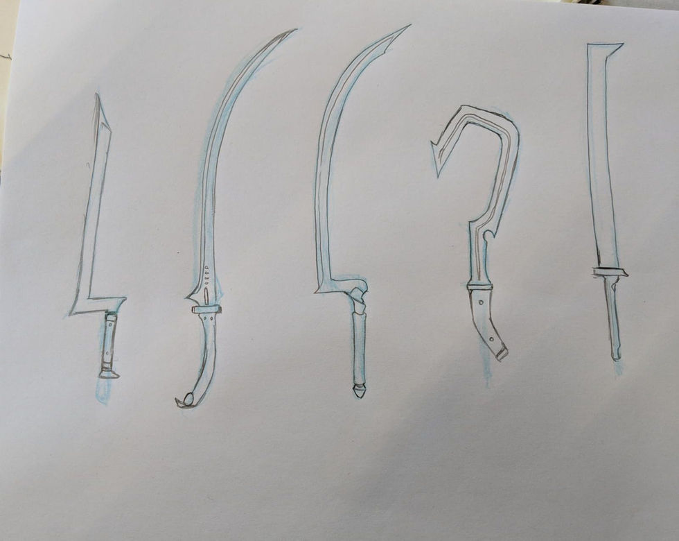 chau'De Prelimary Sketches