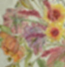 Flowers From My Garden In Vase.