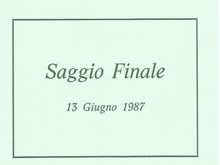 Saggio 13 giugno 1987 - Vicenza / 2 parte