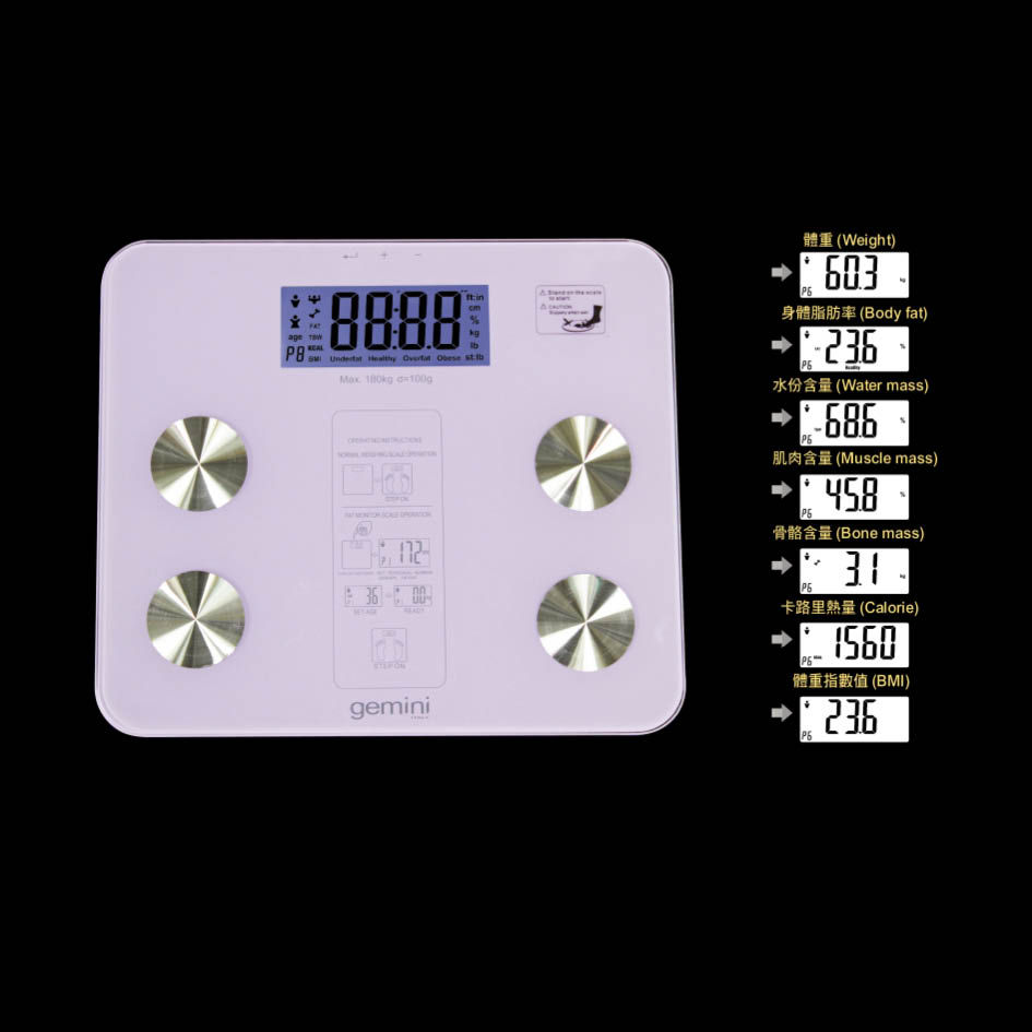 縮圖：Gemini  BMI體脂磅