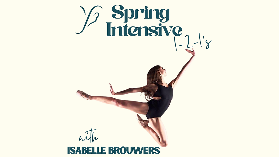 Spring Intensive 1-2-1 Session with Isabelle Brouwers