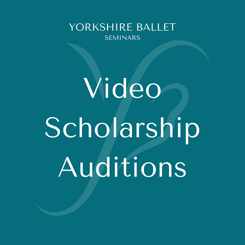 VIDEO SCHOLARSHIP AUDITION - 2026