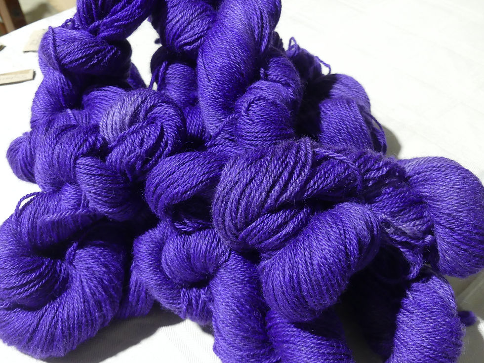 Thumbnail: Vivid shaded blue 8ply 200m 100g $31.00