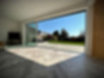 Aluminium patio sliding doors we installed in Christchurch by Concept glazing ltd
