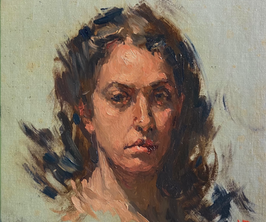 Australian artist, modern australian artist, modern female artist, contemporary australian artist, impressionism australia, plein air australia, plein air painting, impressionist, Australian Female artist, Jennifer Fyfe, contemporary female artist, portrait artist, painting from life, portrait painter from life, portrait artist, lmpressionist artist portraiture, portrait of a woman looking sad, oil portrait of woman, oil painting of sad serious woman