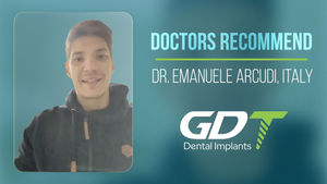 Dentists recommend: Emanuele Arcudi from Italy, testimonial.