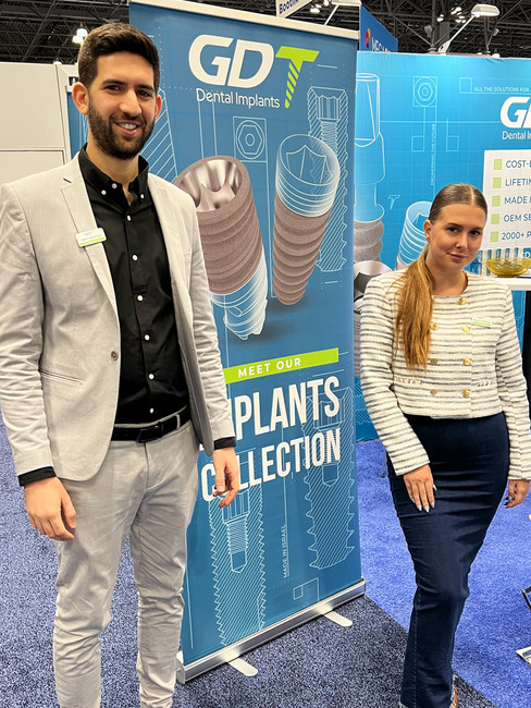 GDT Dental Implants sales team in Greater New York International Dental Meeting 2023