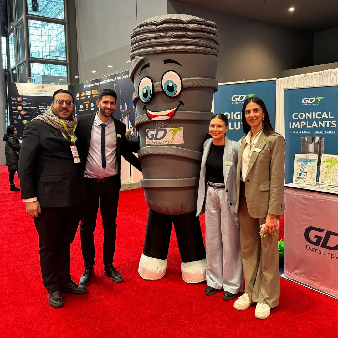 GDT Dental Implants team photo at Greater New York Dental Meeting 2024