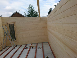First joist is in