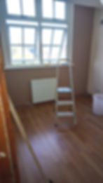 Repaired plastered wall