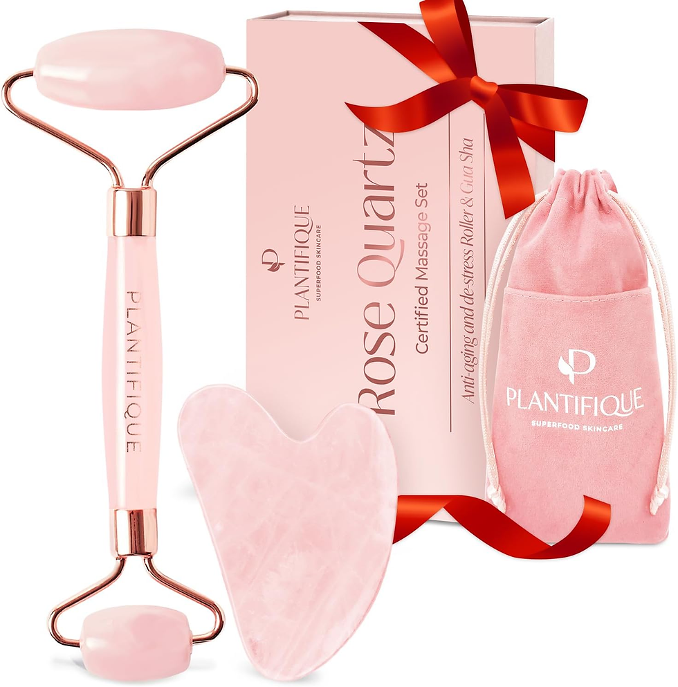 Miniatura: Plantifique Gua Sha Facial De Jade Auténtico - Masajeador Facial Para Tonificar 