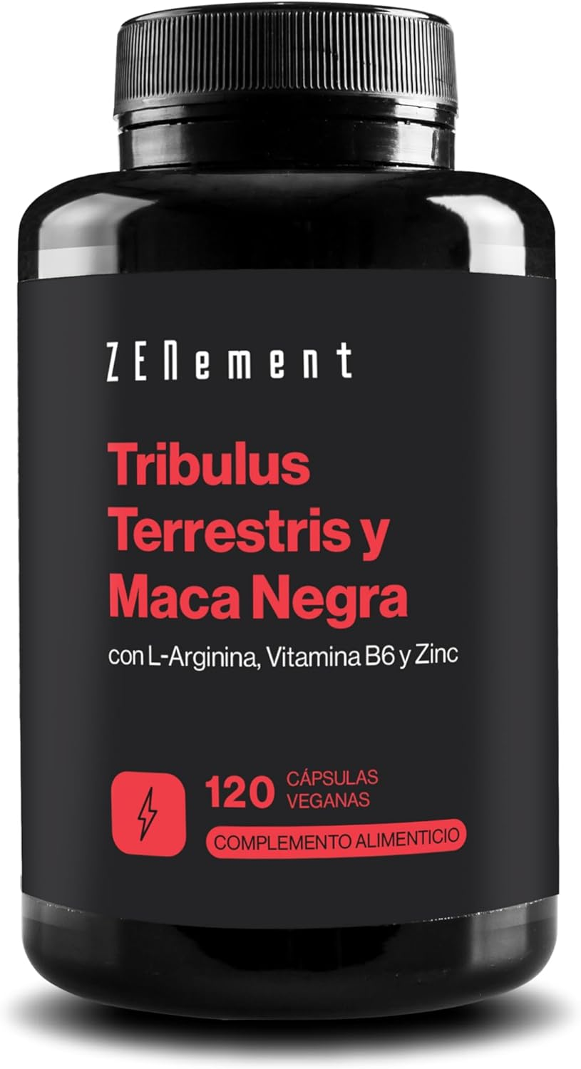 Tribulus Terrestris Y Maca Negra, Con L-Arginina, Zinc Y Vitamina B6 - Fórmula P