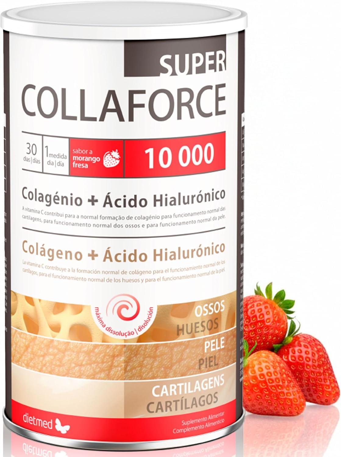 Colágeno Hidrolizado, Magnesio Y Ácido Hialurónico - Con Vitamina C Y Vitamina D