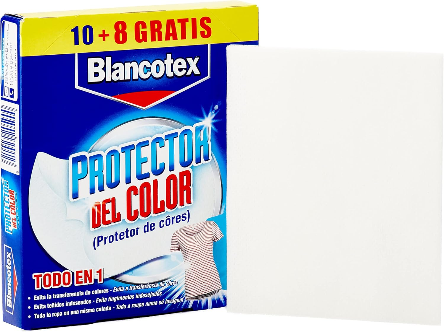 - Protector Color, 1 Paquete Con 18 Toallitas