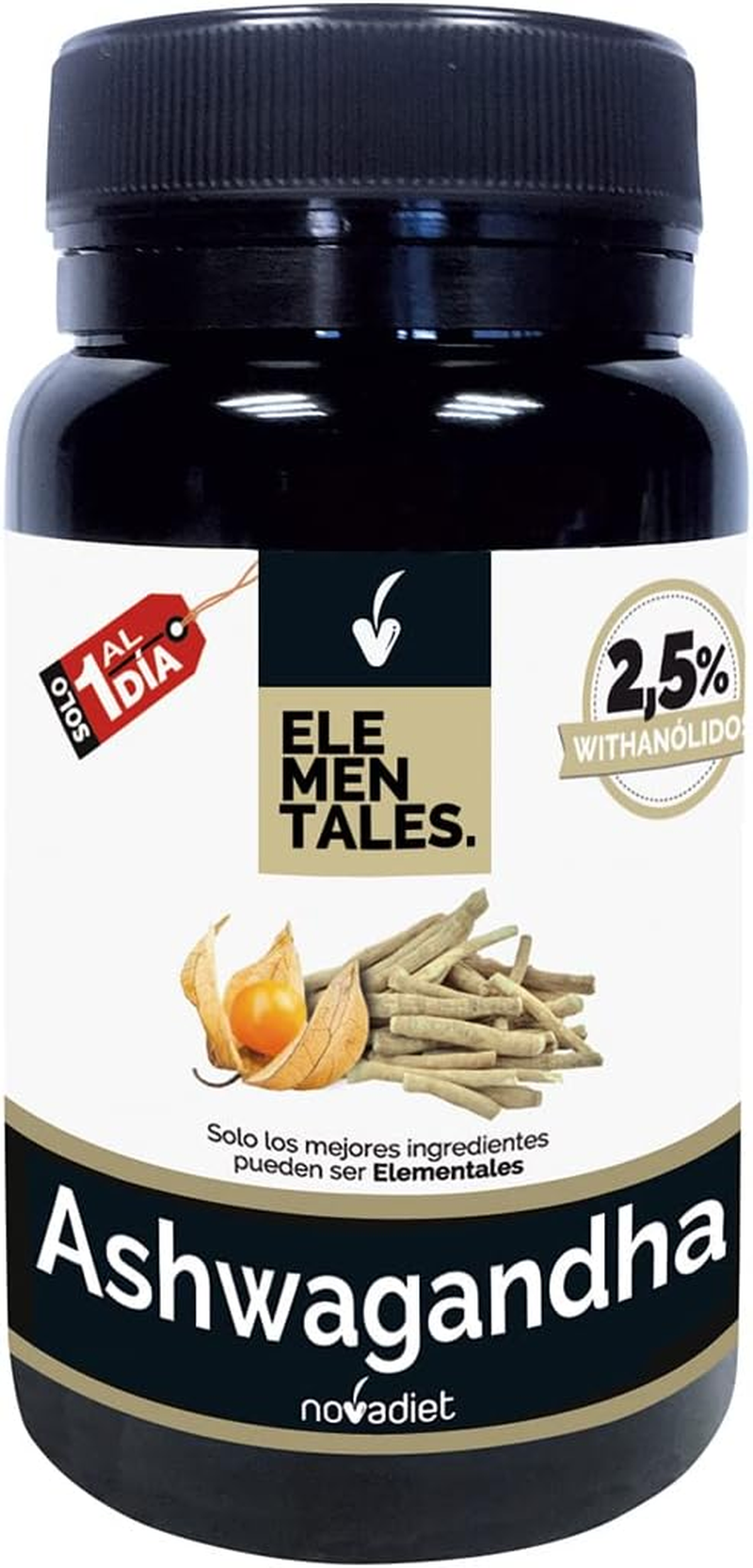 Novadiet - ASHWAGANDHA Cápsulas Con Ashwagandha - Reduce El Estrés, Mejora El Es