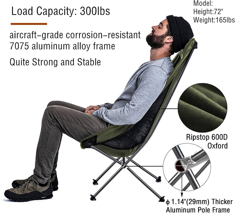 Miniatura: Naturehike Silla De Camping Plegable Portátil Ultraligera Con Bolsa De Transport