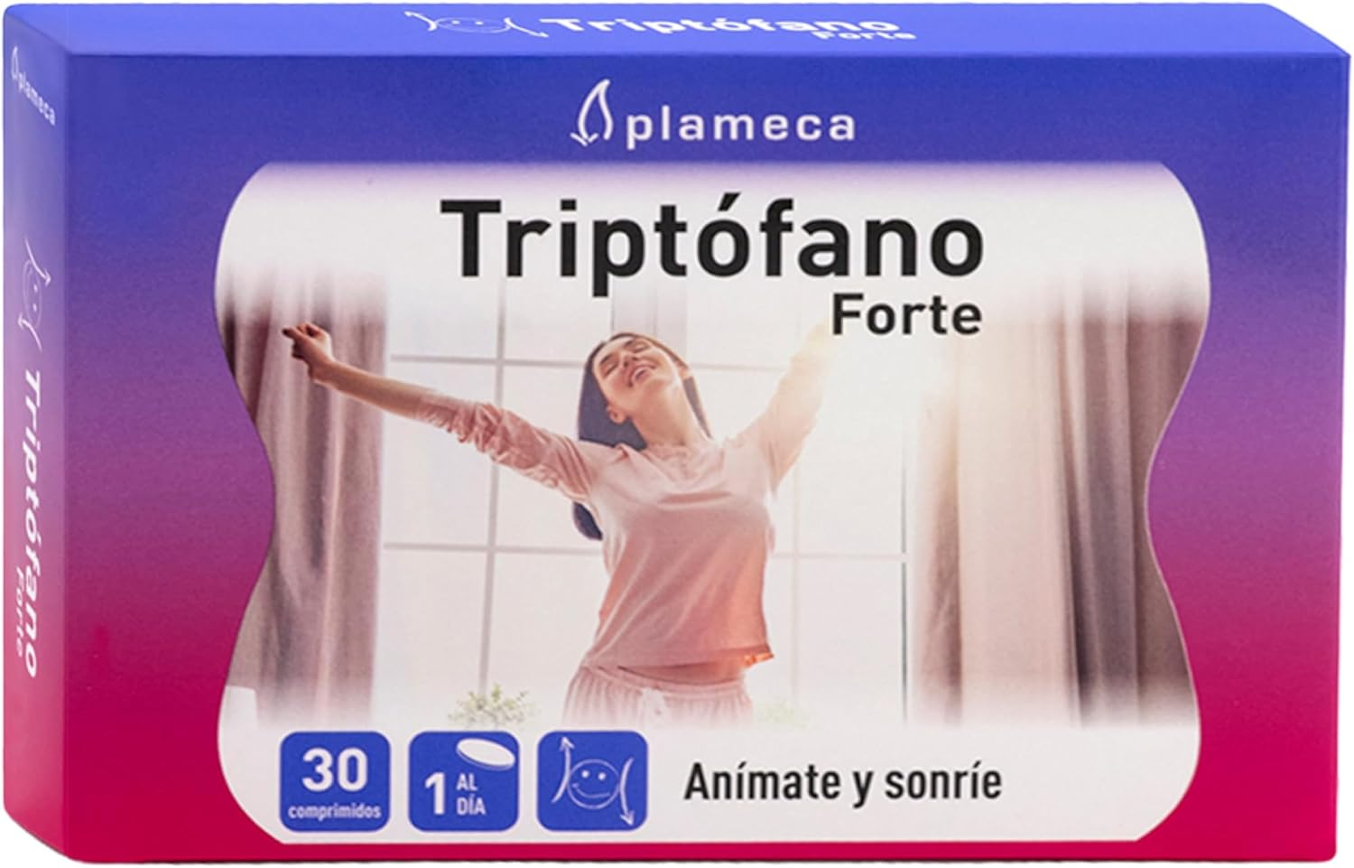 PLAMECA - Triptófano Forte, Con Vitamina B9, Vitamina B2, Y Magnesio, Disminuye