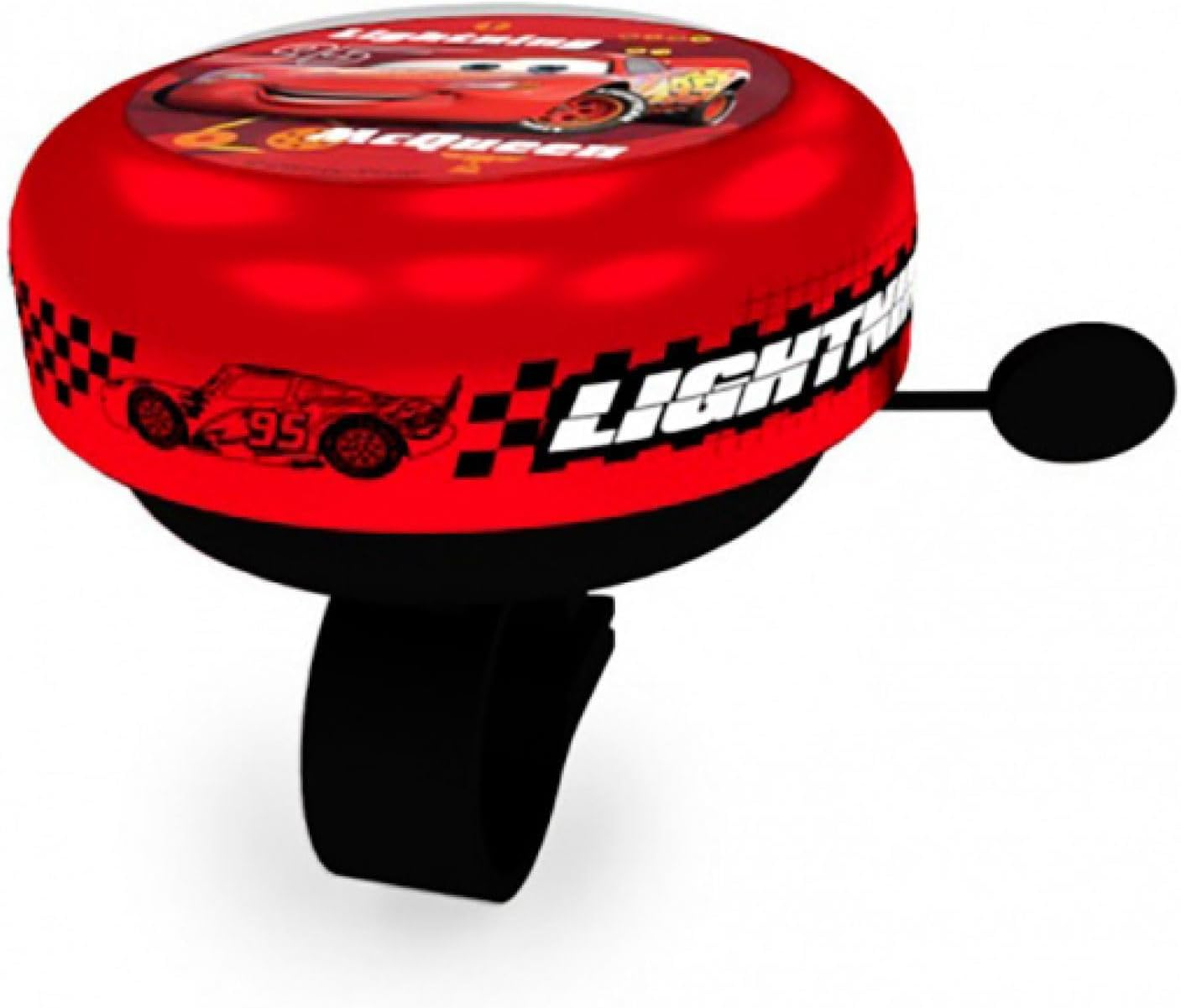 Disney CVC1571 Timbre Para Bicicleta, Niños, Rojo, Durchmesser 55Mm