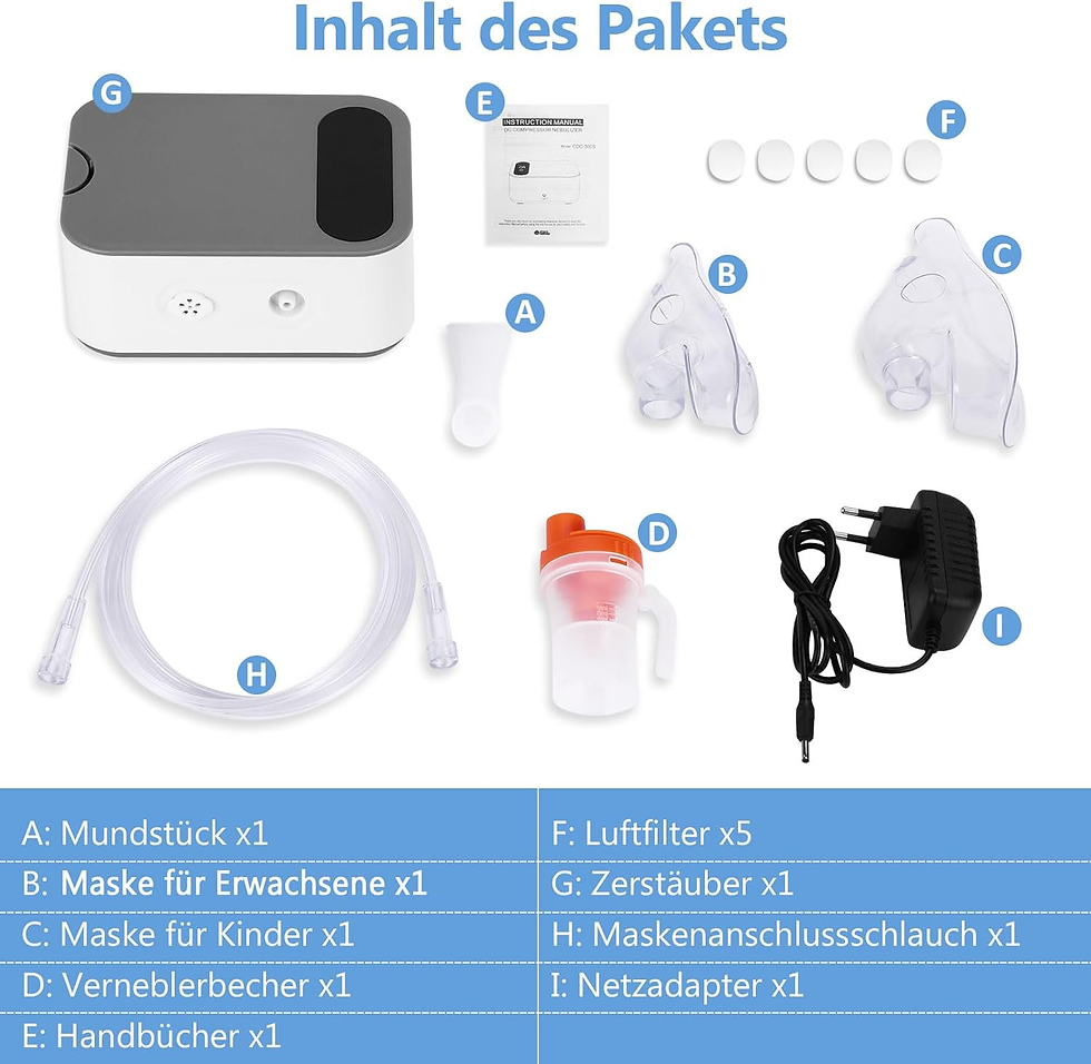 Miniatura: Nebulizador, Nebulizador Portátil Para Bebe Niños Adultos, Aerosol Inhalador Ult